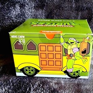 New Teenage Mutant Ninja Turtles Men's 3-Pack of Crew Socks, size 8 - 12